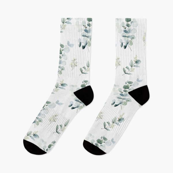Item preview, Watercolor eucalyptus leaves designed and sold by tapilipa.