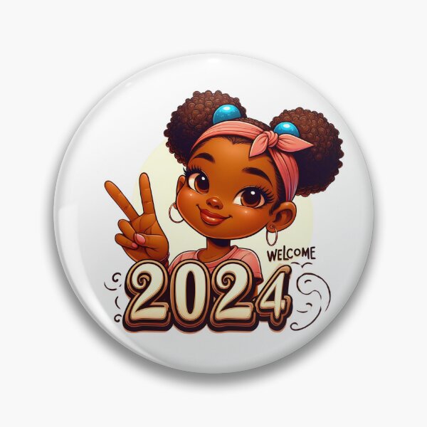 Item preview, welcome 2024 black girl  designed and sold by peanut tee.