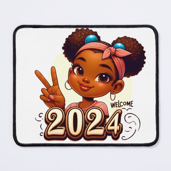 Item preview, welcome 2024 black girl designed and sold by peanut tee.