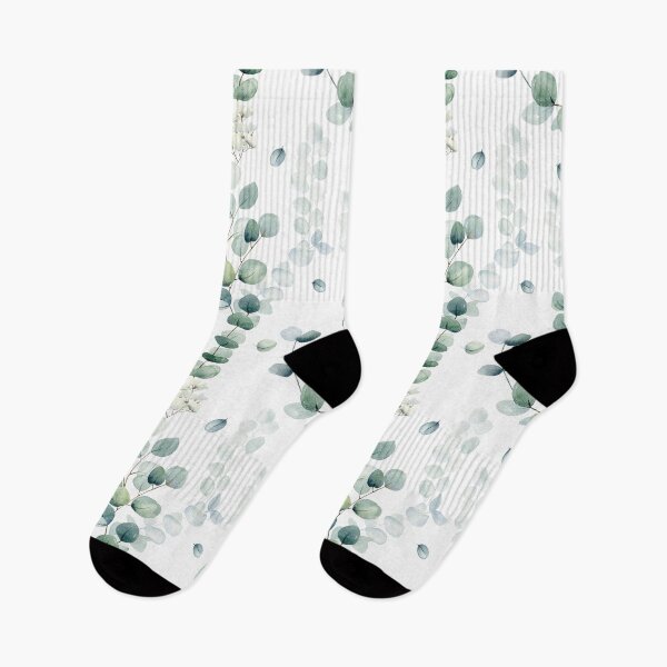 Item preview, Watercolor eucalyptus leaves designed and sold by tapilipa.
