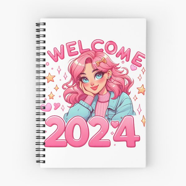 Item preview, welcome 2024 pink girl  designed and sold by peanut tee.