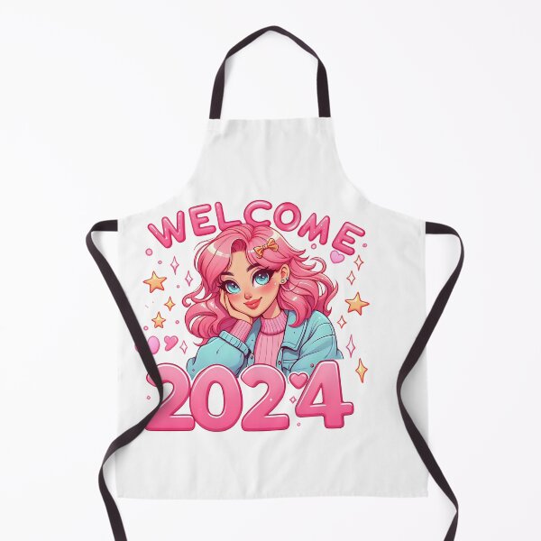 Item preview, welcome 2024 pink girl designed and sold by peanut tee.