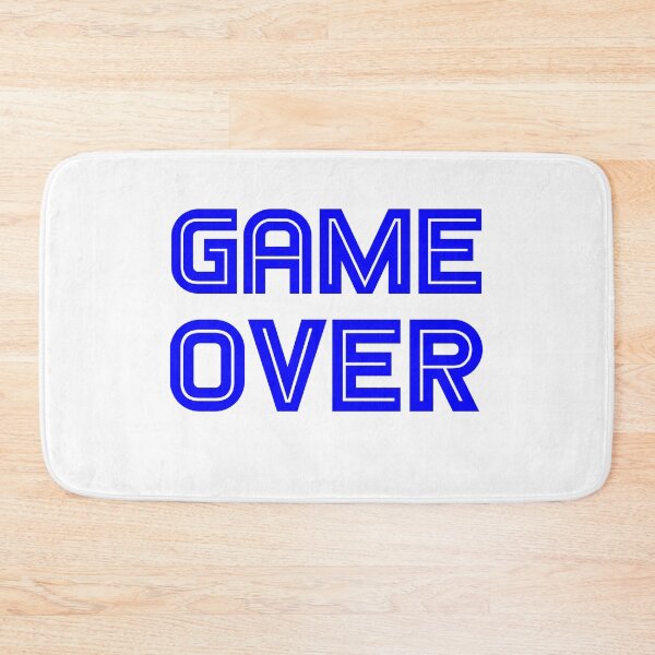 Item preview, GAME OVER SEGA BLUE STYLE designed and sold by LuizSilva1983.