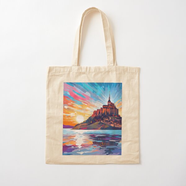 Mont Saint Michel Tote Bags for Sale | Redbubble