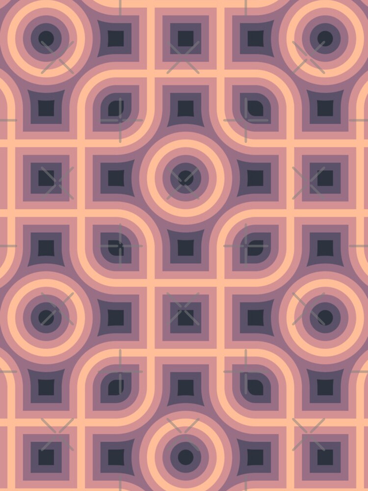 Thumbnail 4 of 4, iPhone Case, Blueberry Peach Fuzz Abstract Pattern designed and sold by PatternSalad.