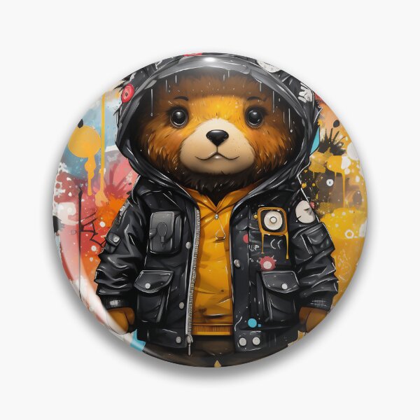 Item preview, Doudou, the Asphalt Explorer Bear designed and sold by ObjCrea123.