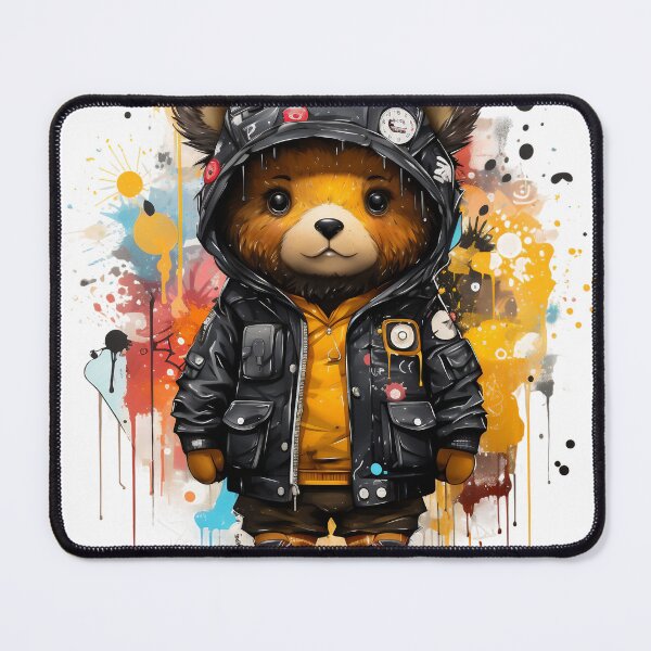 Item preview, Doudou, the Asphalt Explorer Bear designed and sold by ObjCrea123.