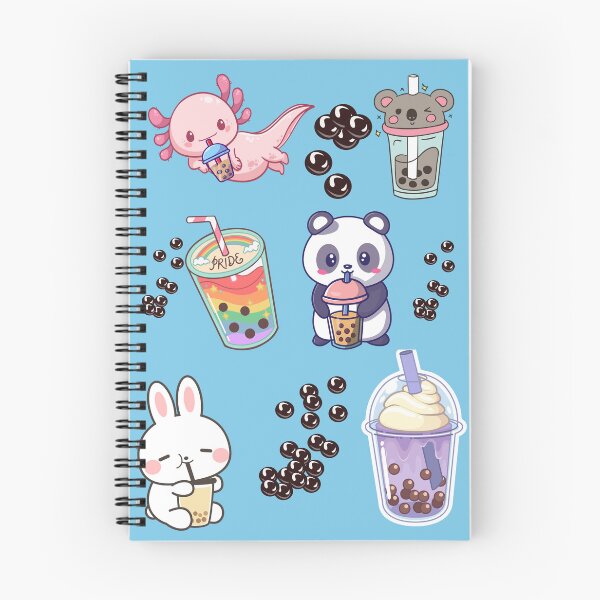 Aperçu de l'œuvre Diversité du Bubble Tea - Tapioca Animals créée et vendue par BloomingByL.