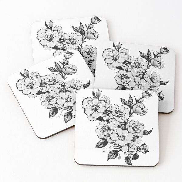 Item preview, Floral Scarf Grey designed and sold by LosMana.