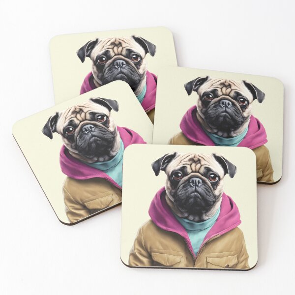 Item preview, Stylish Pug | Canine Couture Collection for Dog Lovers #05 designed and sold by StickyBastardz.
