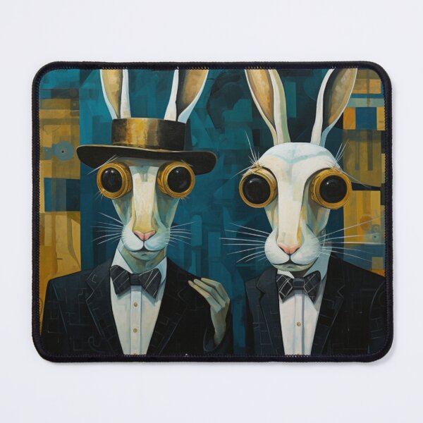 Item preview, Hares in Dinner Suits designed and sold by whitecat23.