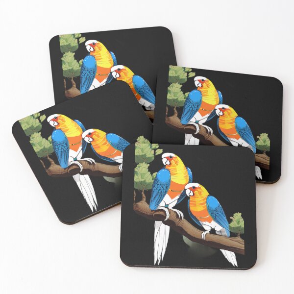 Item preview, caique parrots designed and sold by EuropeanPrints.