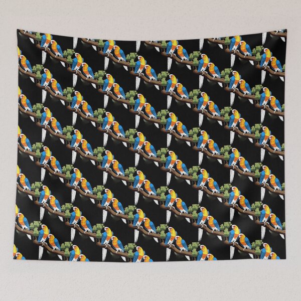 Item preview, caique parrots designed and sold by EuropeanPrints.