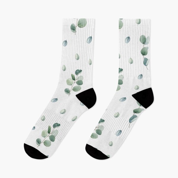 Item preview, Watercolor eucalyptus leaves designed and sold by tapilipa.