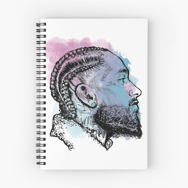 Item preview, Nipsey Hussle Original Portrait Sketch West Coast legend designed and sold by BasicLee.