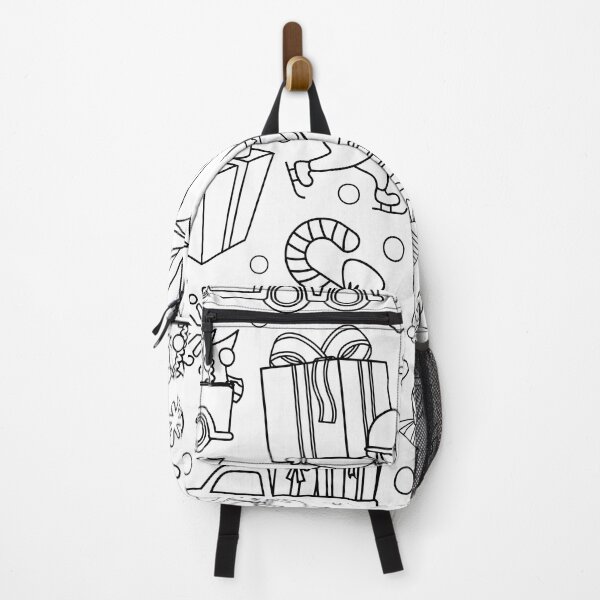 Item preview, Christmas doodle black and white designed and sold by Plotterzebra.
