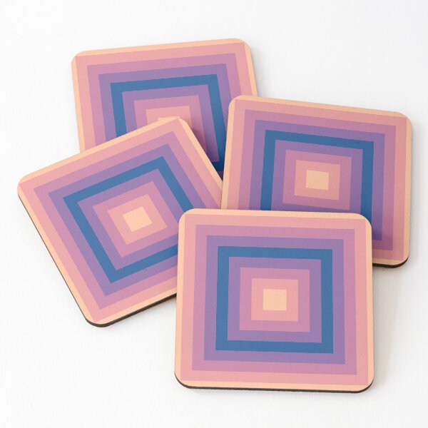 Item preview, Peach Fuzz Nautical Blue Abstract Pattern designed and sold by PatternSalad.