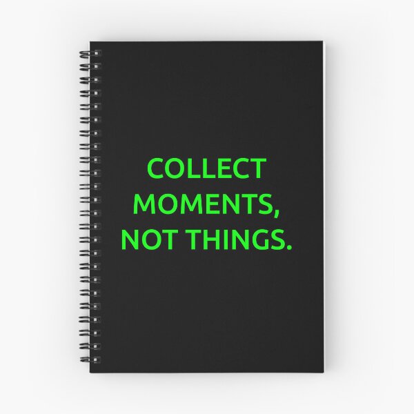 Item preview, Collect moments, not things. designed and sold by IMCDT.