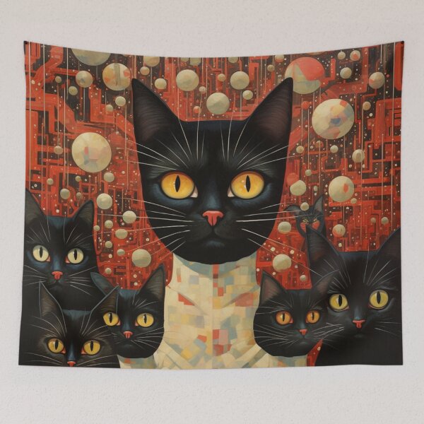 Item preview, Black Cats designed and sold by whitecat23.
