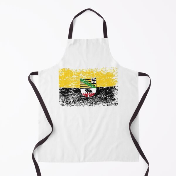 Item preview, Saxony-Anhalt flag flag used look designed and sold by GeogDesigns.