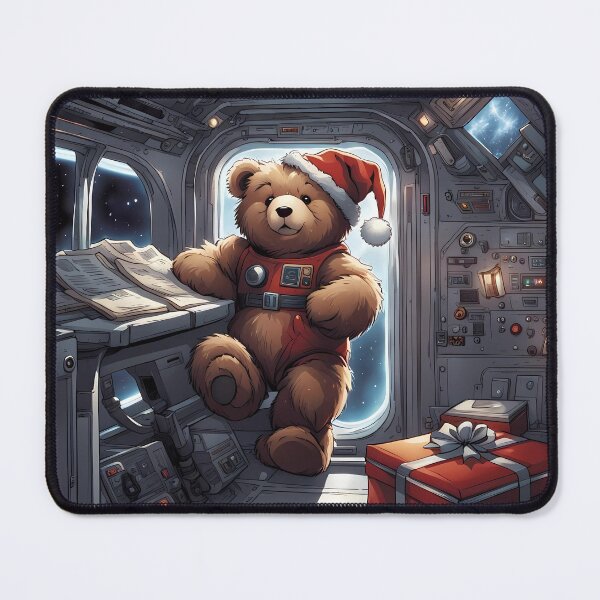 Item preview, Teddy in the international Space station celebrating Christmas designed and sold by Colin Bentham.
