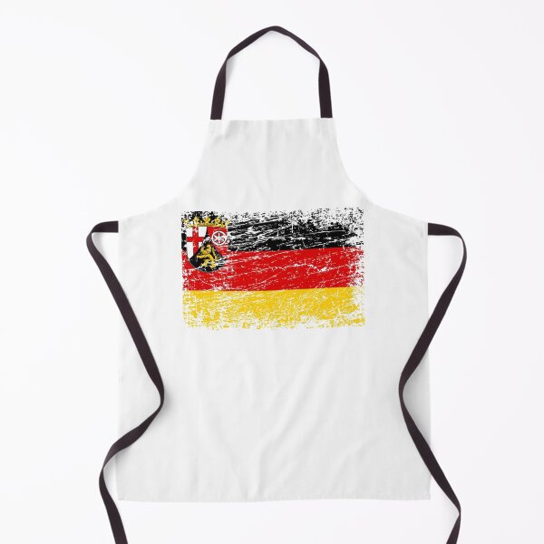 Item preview, Rhineland-Palatinate flag flag used look designed and sold by GeogDesigns.