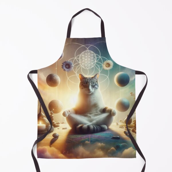 Item preview, Transcendental Cat in Mindfulness Meditation in space designed and sold by Carthage-Kitten.