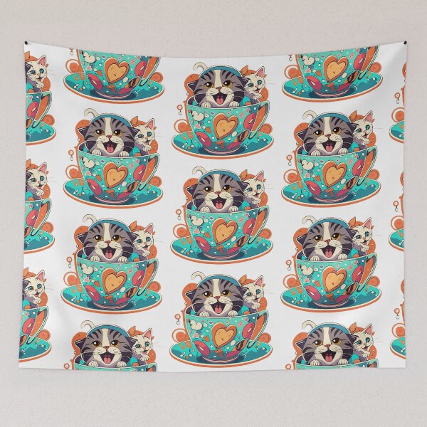 Item preview, Cute Kittens in a Mug designed and sold by Ruthrasankar.