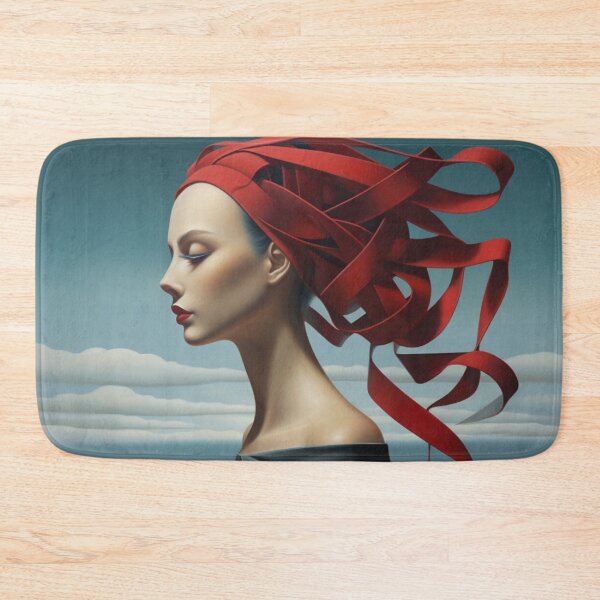 Item preview, Woman With Red Ribbons designed and sold by whitecat23.