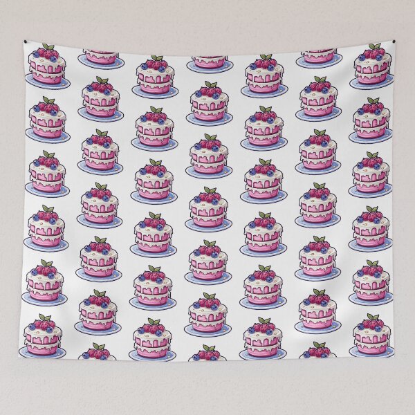 Item preview, Cake with Blueberry and Lemon designed and sold by marezino.