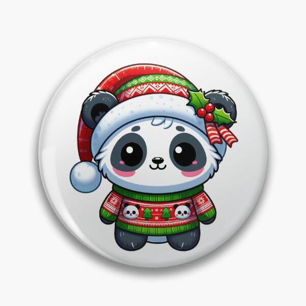 Item preview, cute panda in ugly xmas sweater designed and sold by ffkj09.