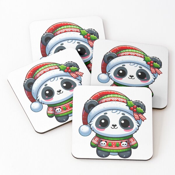 Item preview, cute panda in ugly xmas sweater designed and sold by ffkj09.