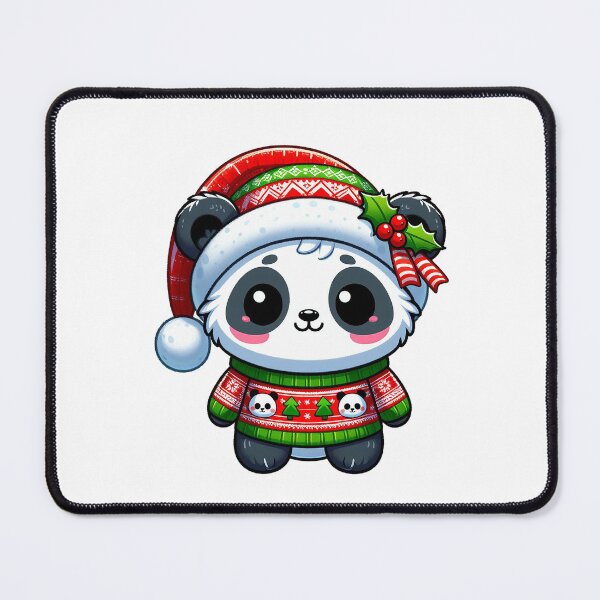 Item preview, cute panda in ugly xmas sweater designed and sold by ffkj09.