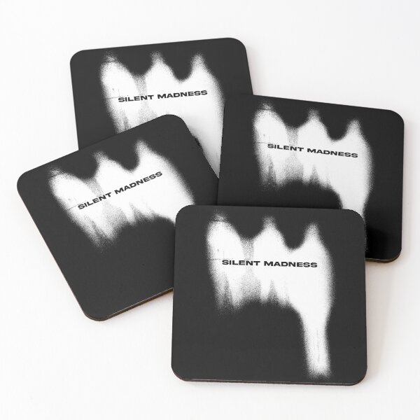 Item preview, Silent Madness Typography. Silhouette Blurry Grunge designed and sold by FriskySloths.