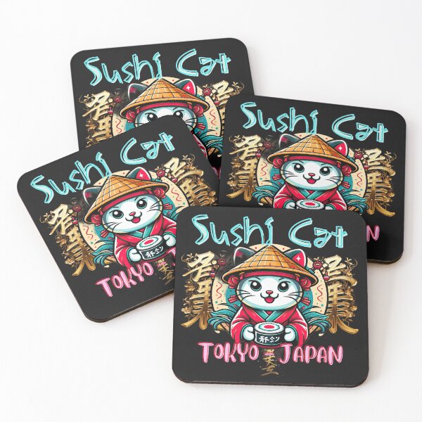 Item preview, Sushi Cat First Original Design designed and sold by Charlies-Artbox.