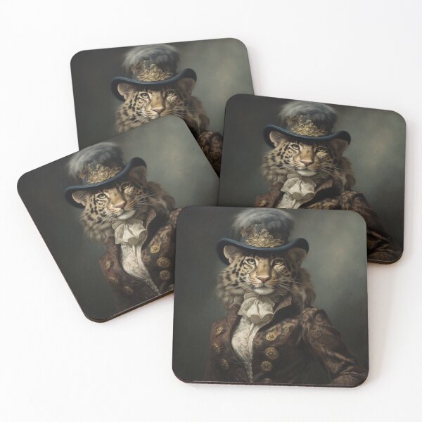 Item preview, Victorian Style Leopard designed and sold by whitecat23.