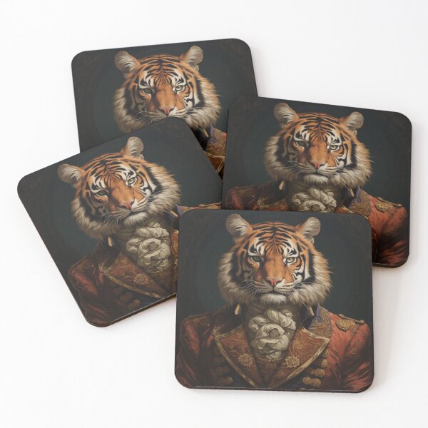 Item preview, Victorian Style Tiger designed and sold by whitecat23.