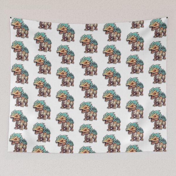Item preview, Dinosaur Game with Fighting Horns designed and sold by marezino.
