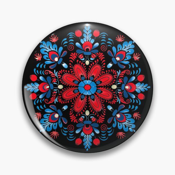 Item preview, Polish Folk Art Colorful Pattern designed and sold by Pati-Design.