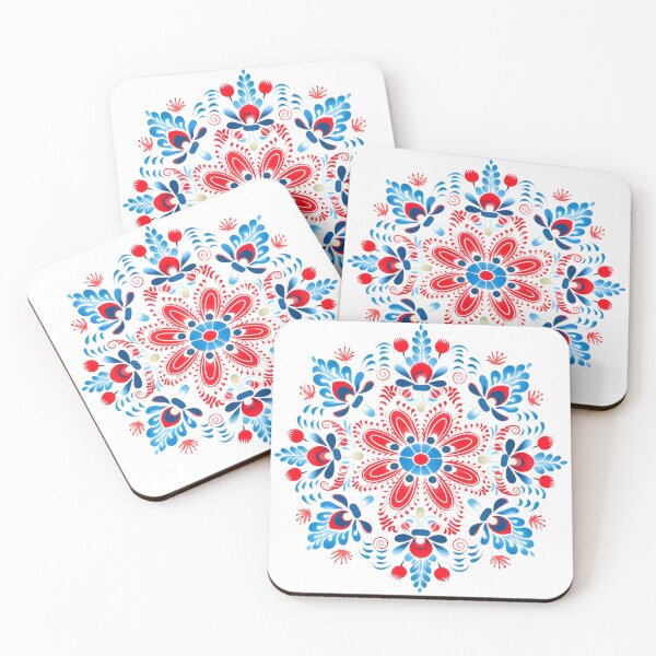 Item preview, Polish Folk Art Colorful Pattern designed and sold by Pati-Design.