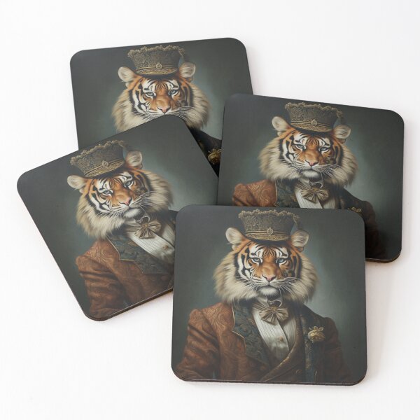 Item preview, Victorian Style Tiger designed and sold by whitecat23.
