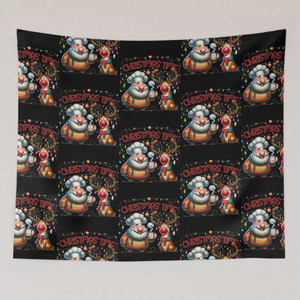 Item preview, Chef Around , Christmas time designed and sold by ArtFeverShop.