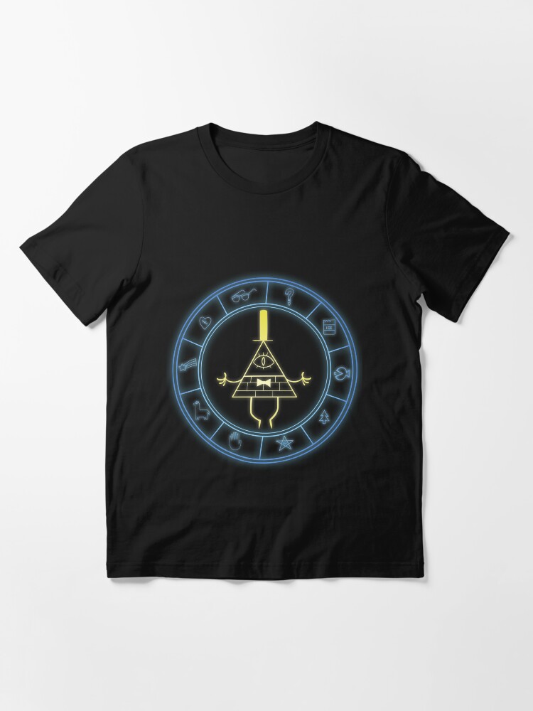 Thumbnail 3 of 7, Essential T-Shirt, "Bill's Wheel" from Gravity Falls designed and sold by Zekrom9.