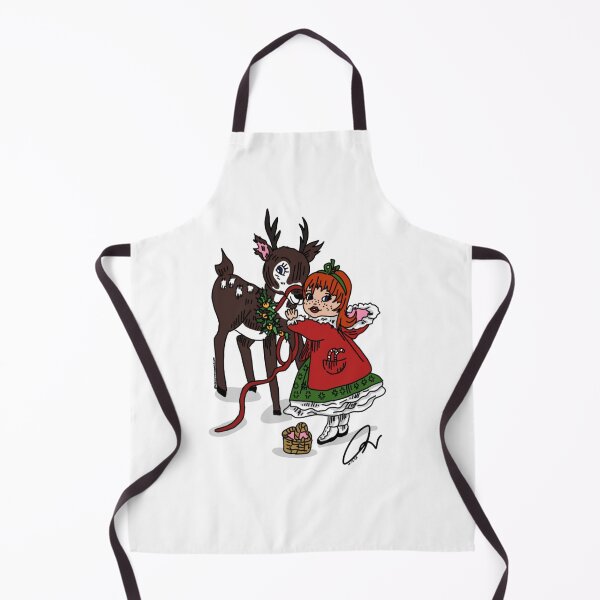 Item preview, A little girl and a reindeer.  designed and sold by Life's eye Art and photography.