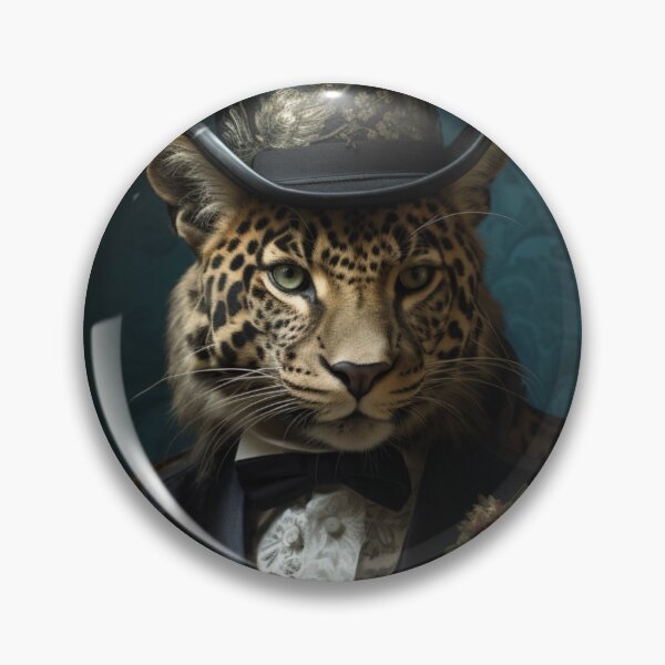 Item preview, Victorian Style Leopard designed and sold by whitecat23.