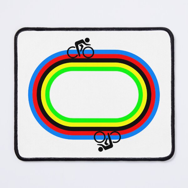 Item preview, Rainbow Stripes Velodrome designed and sold by bonk-cycling.