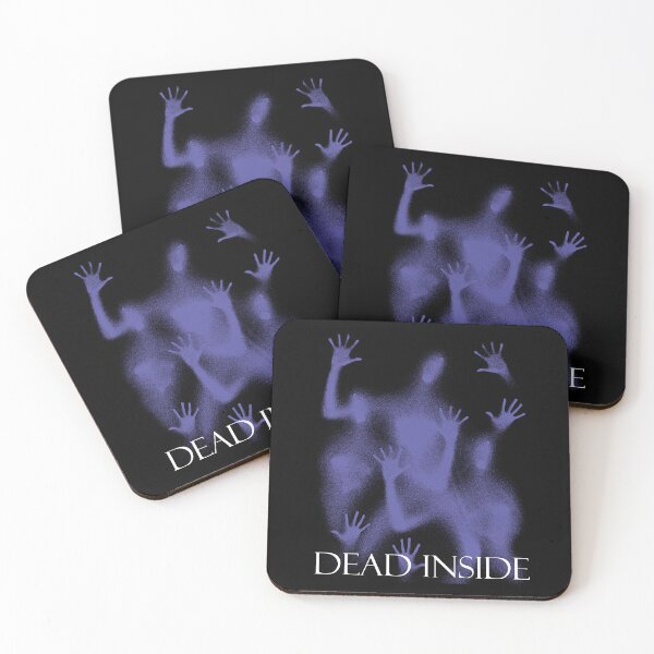 Item preview, Dead Inside Typography. Silhouette Blurry Shadow. designed and sold by FriskySloths.