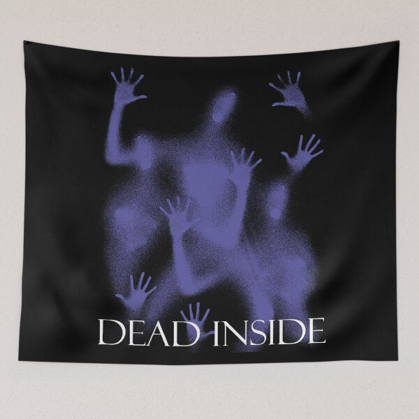 Item preview, Dead Inside Typography. Silhouette Blurry Shadow. designed and sold by FriskySloths.