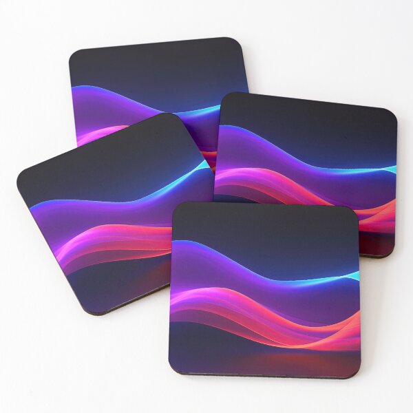 Item preview, Neon Flux - Luminous Wave Abstract designed and sold by Twisted Kids.
