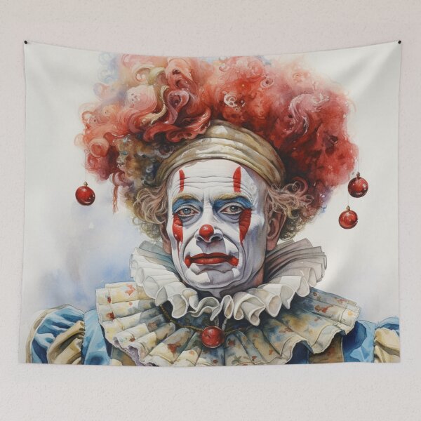 Item preview, Vintage Clown Aquarelle Style designed and sold by whitecat23.